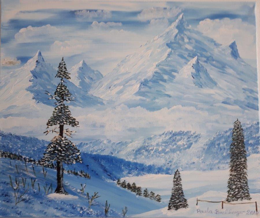 Landschaft Winter